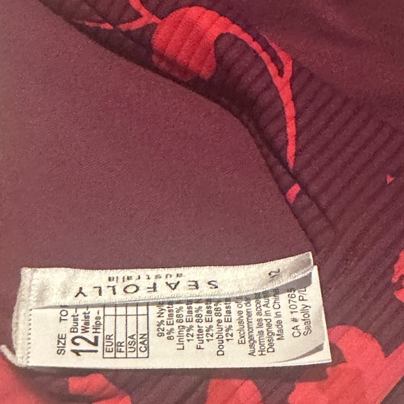 Seafolly Women's Florence Banded Tri Bra Swim Top NWOT - Picture 6 of 10